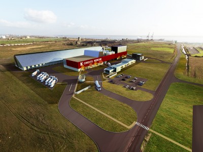 Aménagement cimenterie Kercim vue aérienne