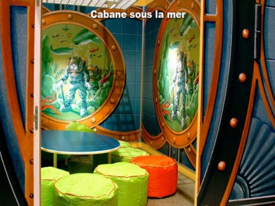 Cabane sous la mer Acrochats