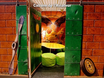 cabane de l'aviateur Acrochats