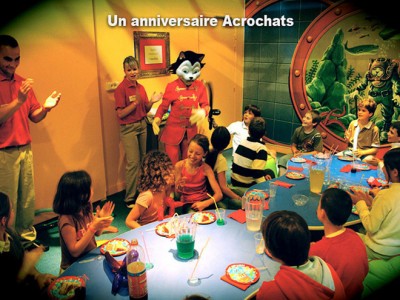 Anniversaire chez Acrochats
