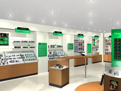 Concept architectural point de ventes