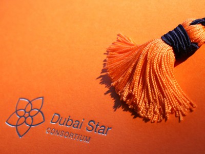 Identité visuelle Dubai Star Consortium, Affinity Line, metro Dubai