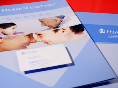 Identite visuelle H2AD par Patrick Brossollet IDEAS