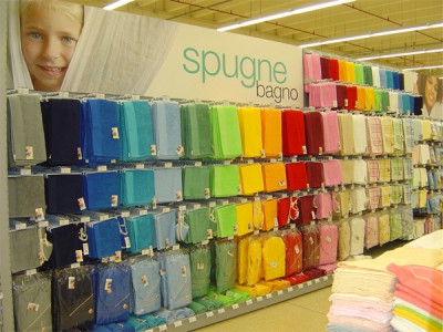 Signalétique Iper rayon bain