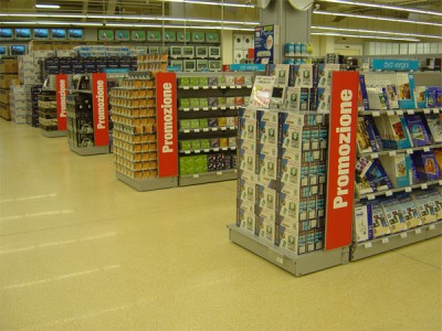 Signalétique Iper rayon brun