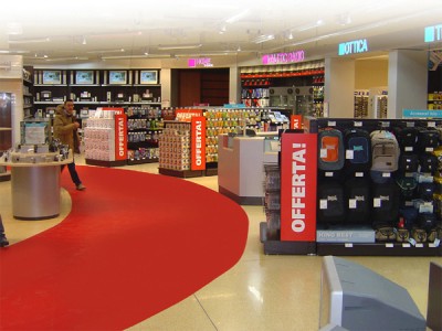 Concept aménagement et signalétique rayon brun Iplanet par Patrick Brossollet IDEAS